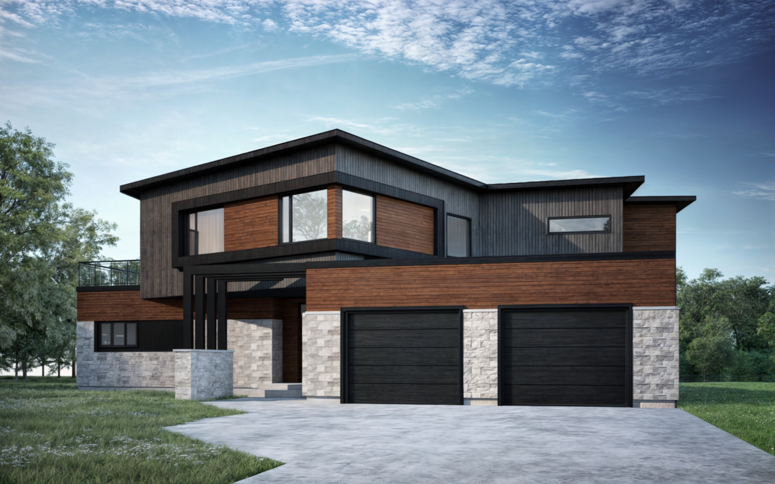 Ottawa South Custom - architectural project rendering