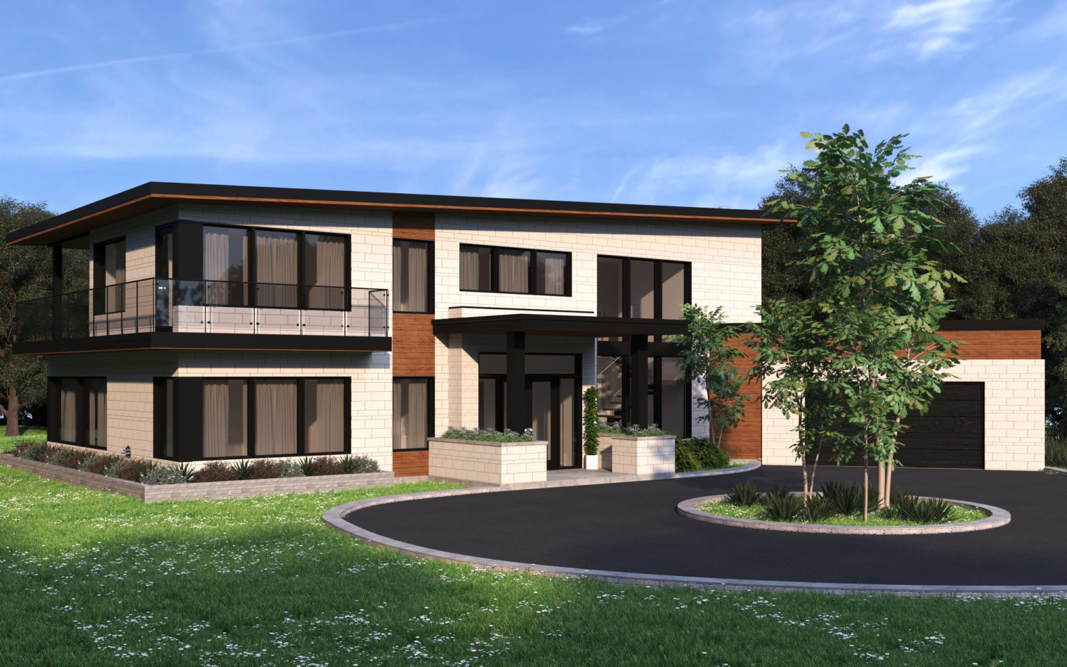 Greely Modern - architectural project rendering
