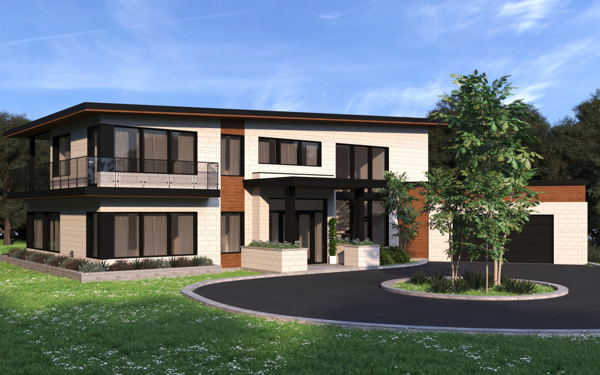 Greely Modern - architectural project rendering