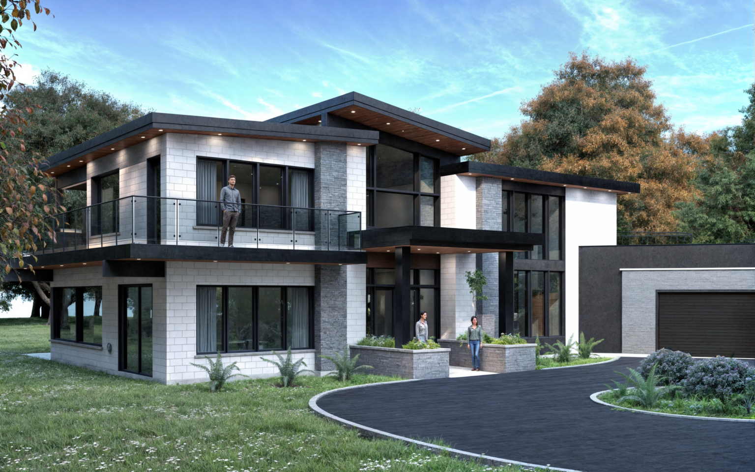 Edwards Modern - architectural project rendering