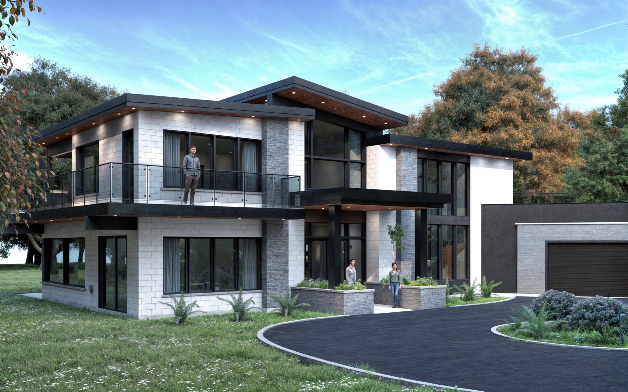 Edwards Modern - architectural project rendering