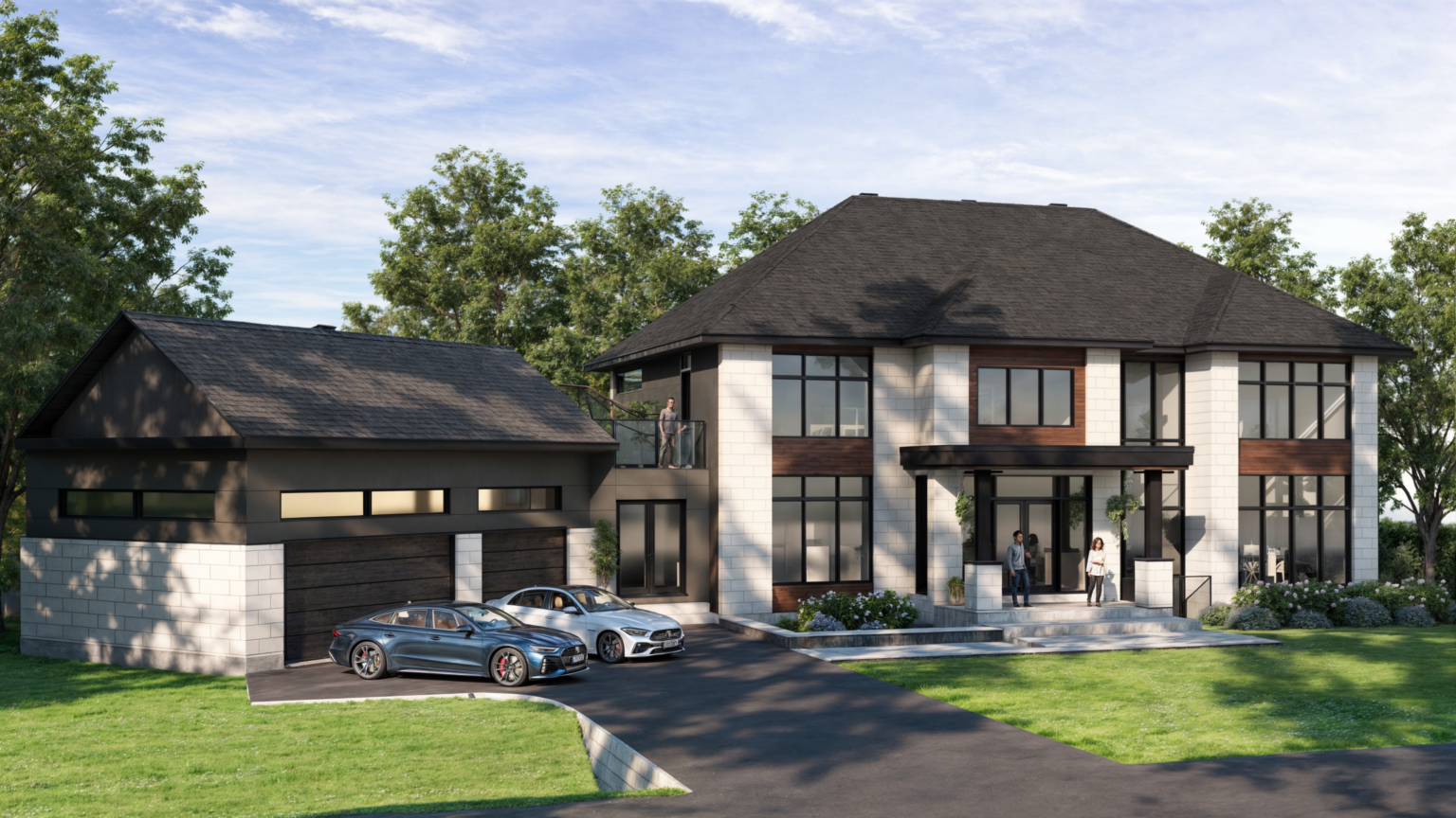 Manotic Contemporary - architectural project rendering