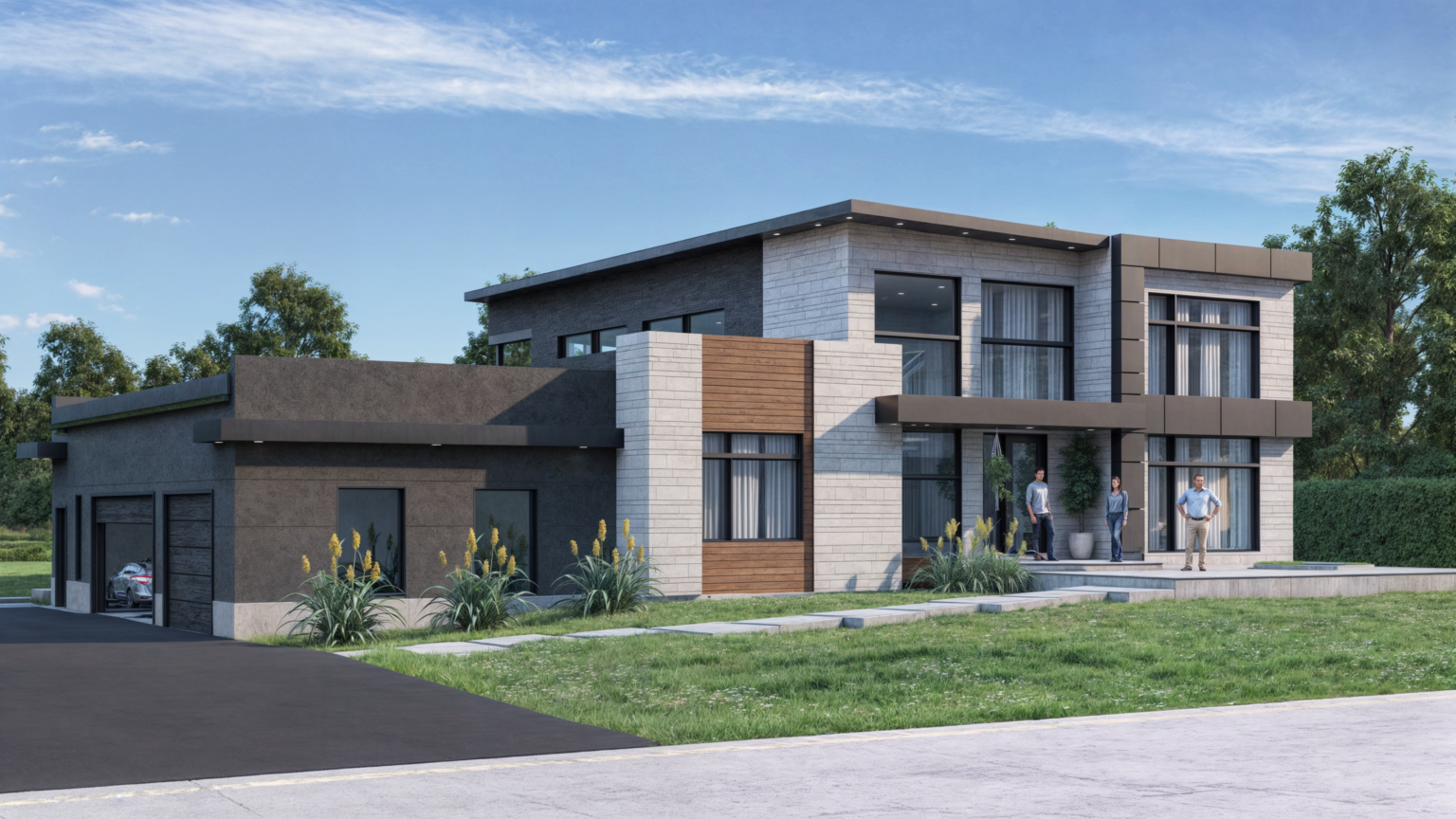Manotic Modern - architectural project rendering