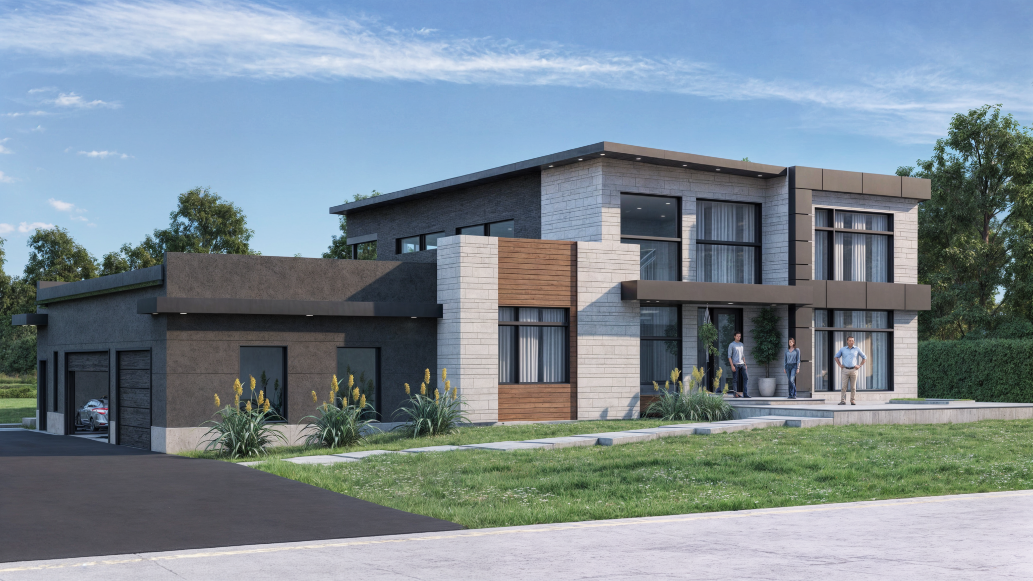 Manotic Modern - architectural project rendering